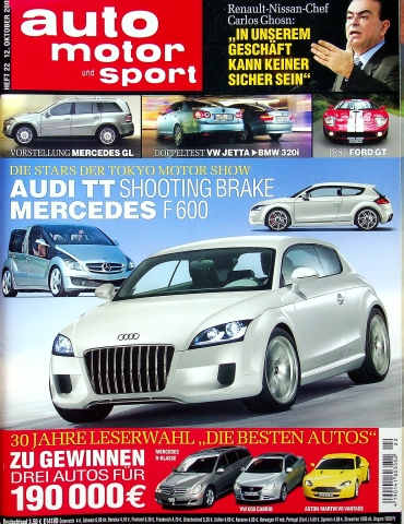 Deckblatt Auto Motor und Sport (22/2005)